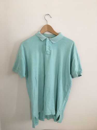 Made In Usa × Vintage Vintage 90s Mint Green Polo 