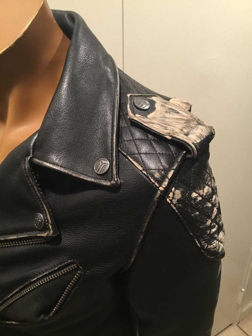 Harley Davidson Harley Davidson Quilted Biker Cow… - image 8