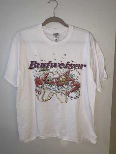 Budweiser × Vintage 2000 Budweiser Madi Gras White