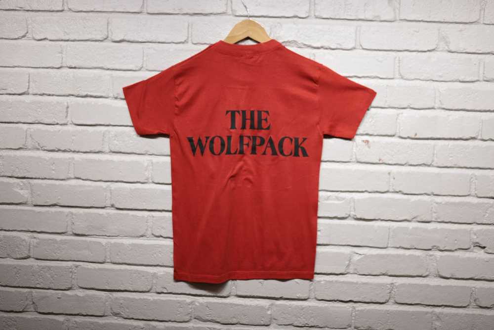 90s the wolfpack wolf tee shirt size small - image 11