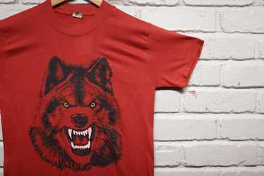 90s the wolfpack wolf tee shirt size small - image 1