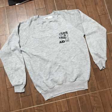 Rare × Vintage Live Aid Sweater Rare Vintage - image 1