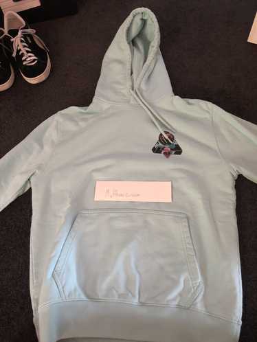 Palace Sans Ferg Hoodie Duck Egg Blue M Tri Ferg - image 1