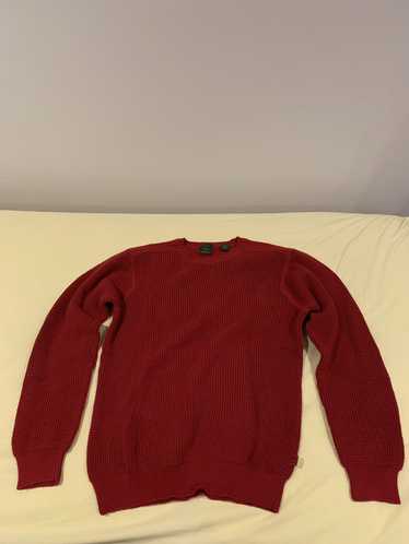 Timberland Timberland Red Waffle Knit Sweater M - image 1