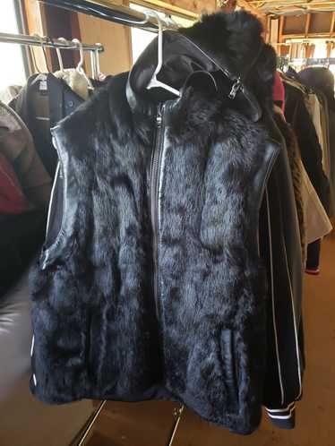 Michael Kors Michael Kors rabbit fur vest reversib