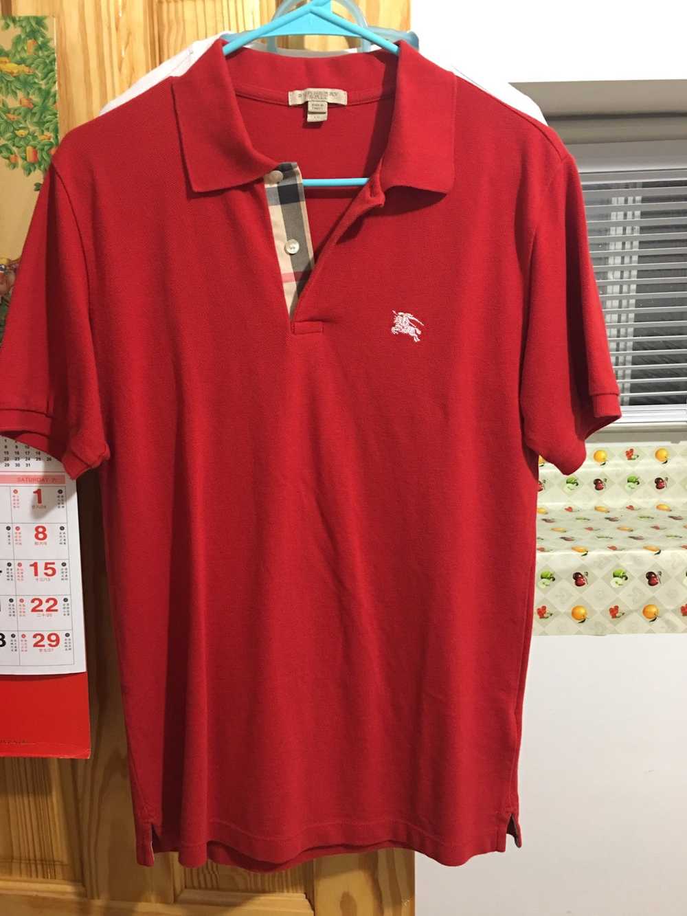 Burberry Burberry Red Polo - image 1