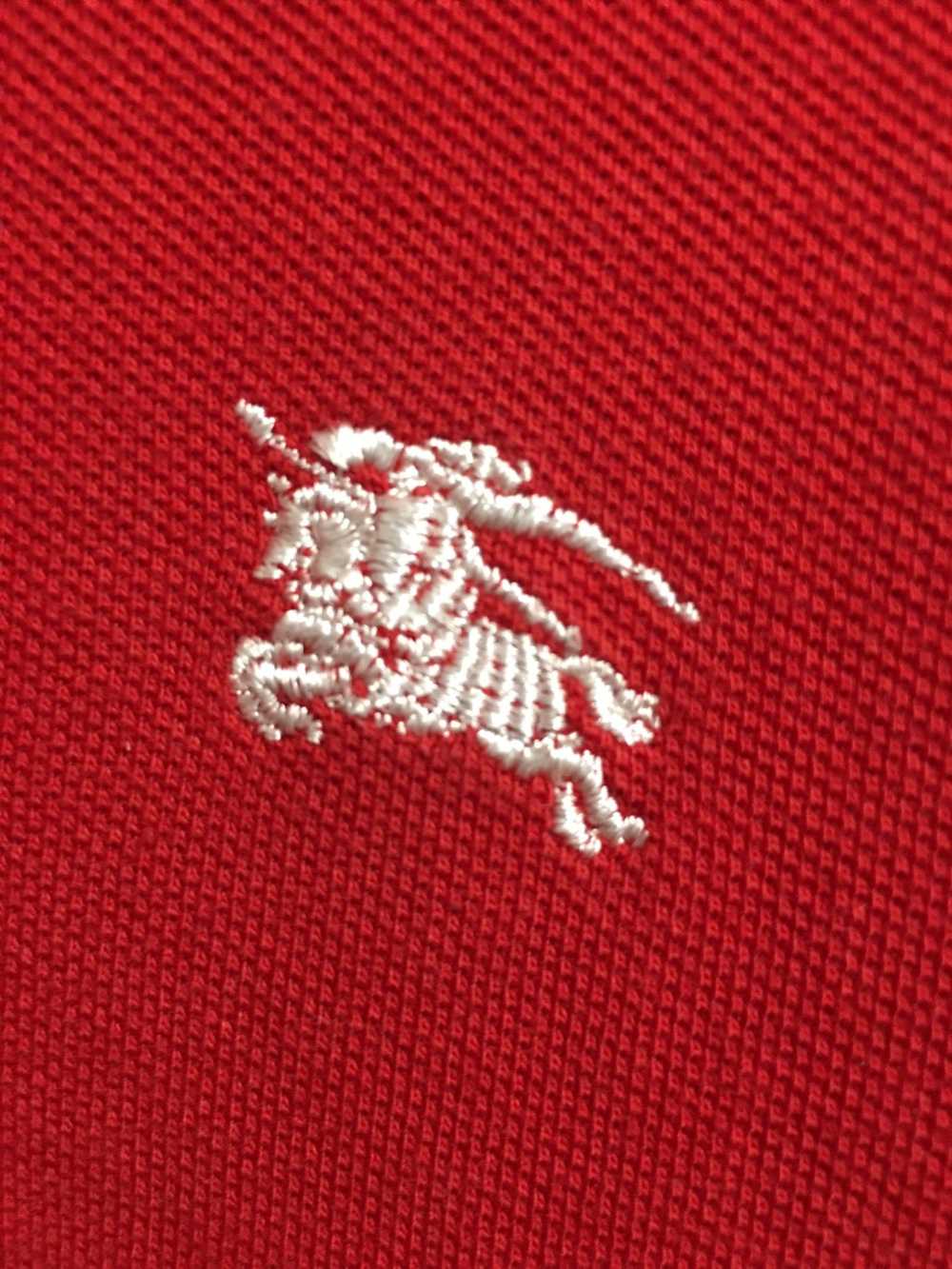 Burberry Burberry Red Polo - image 2