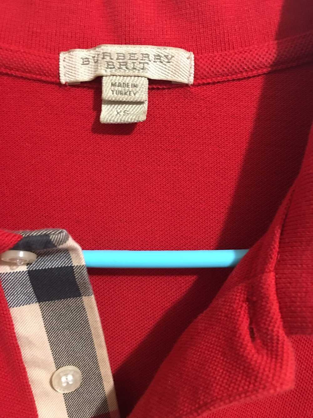 Burberry Burberry Red Polo - image 3