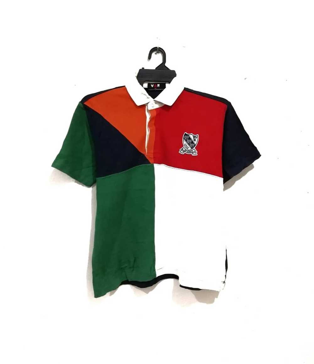 Japanese Brand × Van Vintage Van Multicolour Polo - image 1