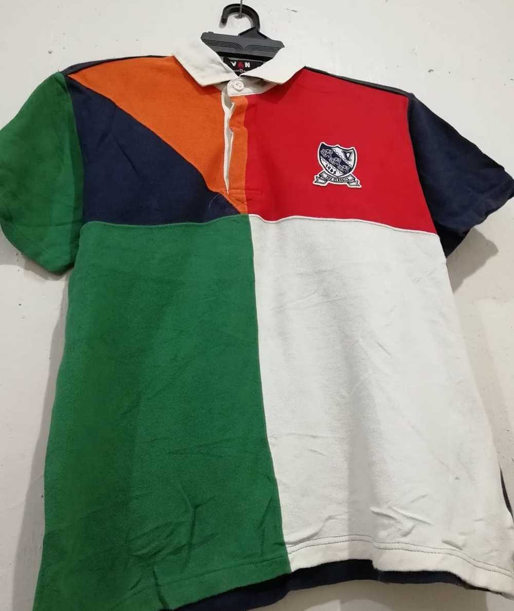 Japanese Brand × Van Vintage Van Multicolour Polo - image 3