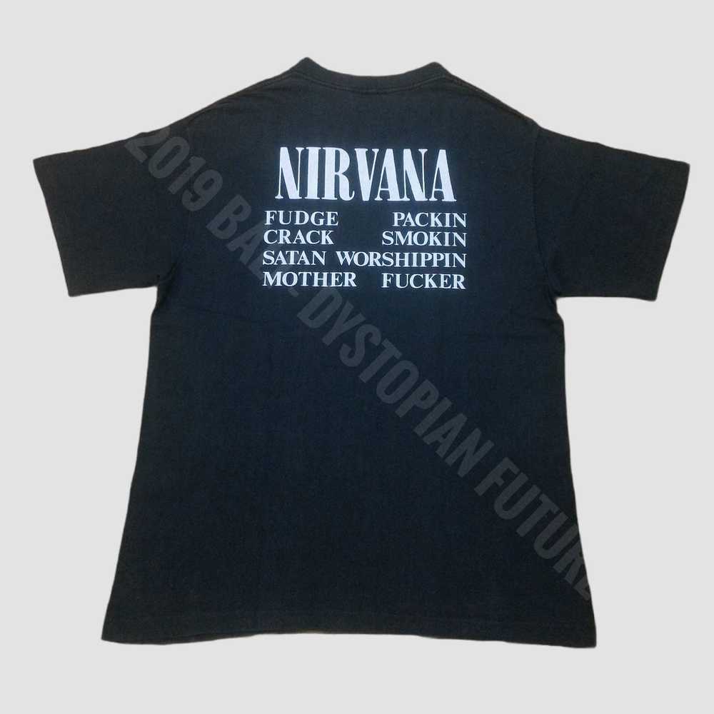 Band Tees × Nirvana × Vintage Vintage Nirvana Ves… - image 2