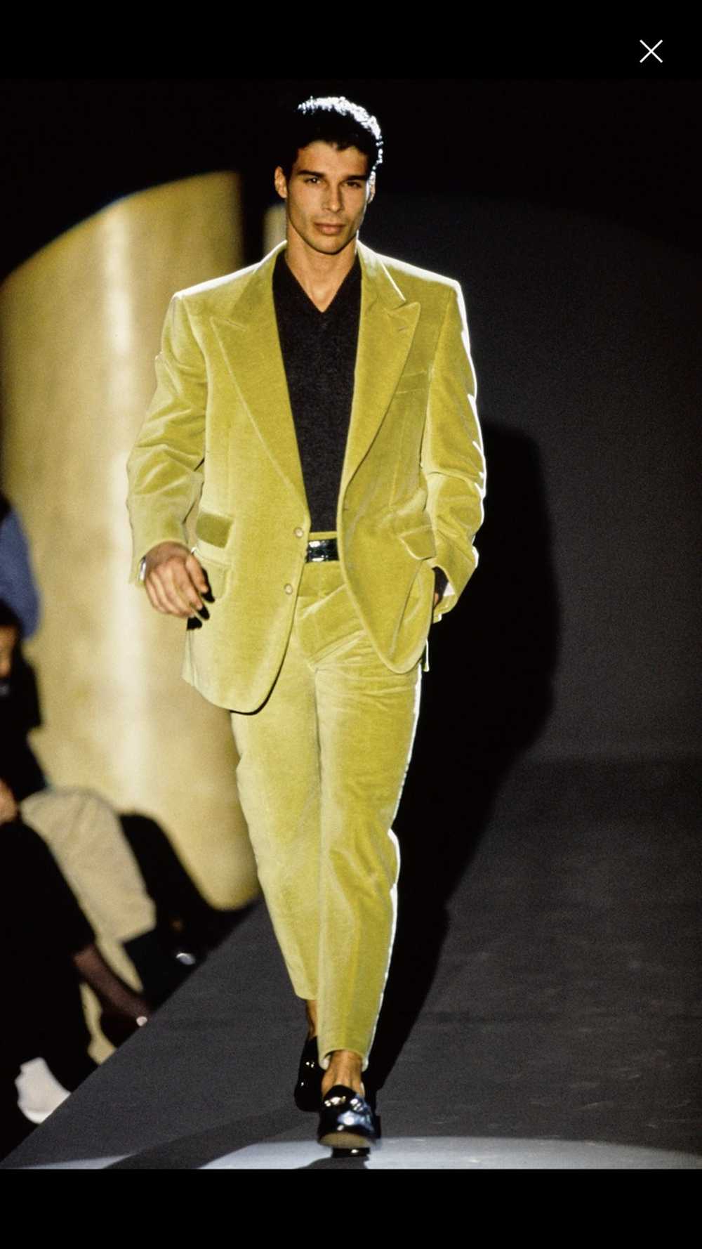 Gucci × Tom Ford Gucci x Tom Ford FW95 Runway Suit - image 1