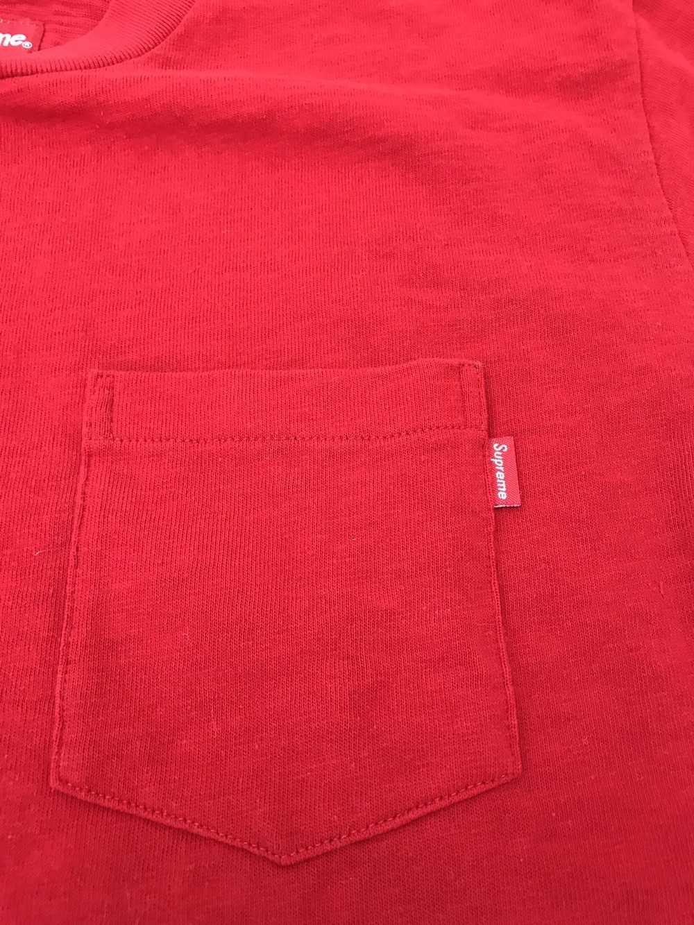 Supreme Supreme Pocket Tee Red - image 2