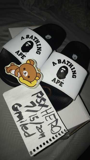 Bape Bape 2019 White Slides [Size 7] - image 1