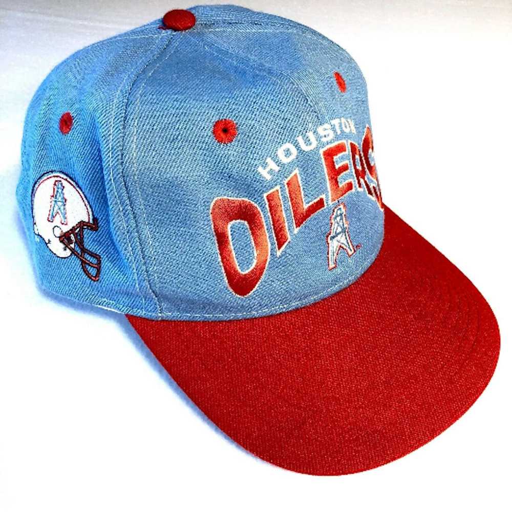 NFL Hat Cap Adjustable Blue Red Pre- Owned HT 68+71