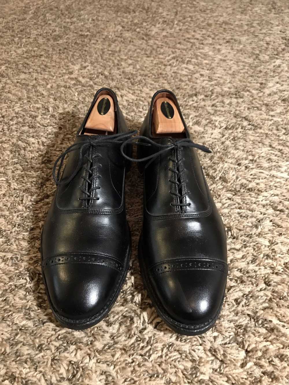 Allen Edmonds Fifth Avenue Black Cap Toe Oxfords Dres… - Gem