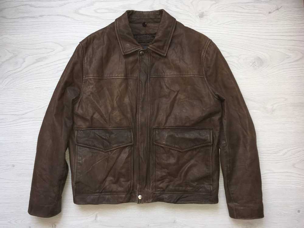 Chevignon × Vintage CHEVIGNON Leather Pilot Jacket - image 1