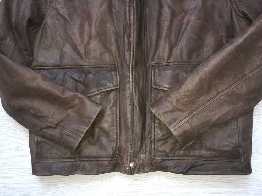 Chevignon × Vintage CHEVIGNON Leather Pilot Jacket - image 6