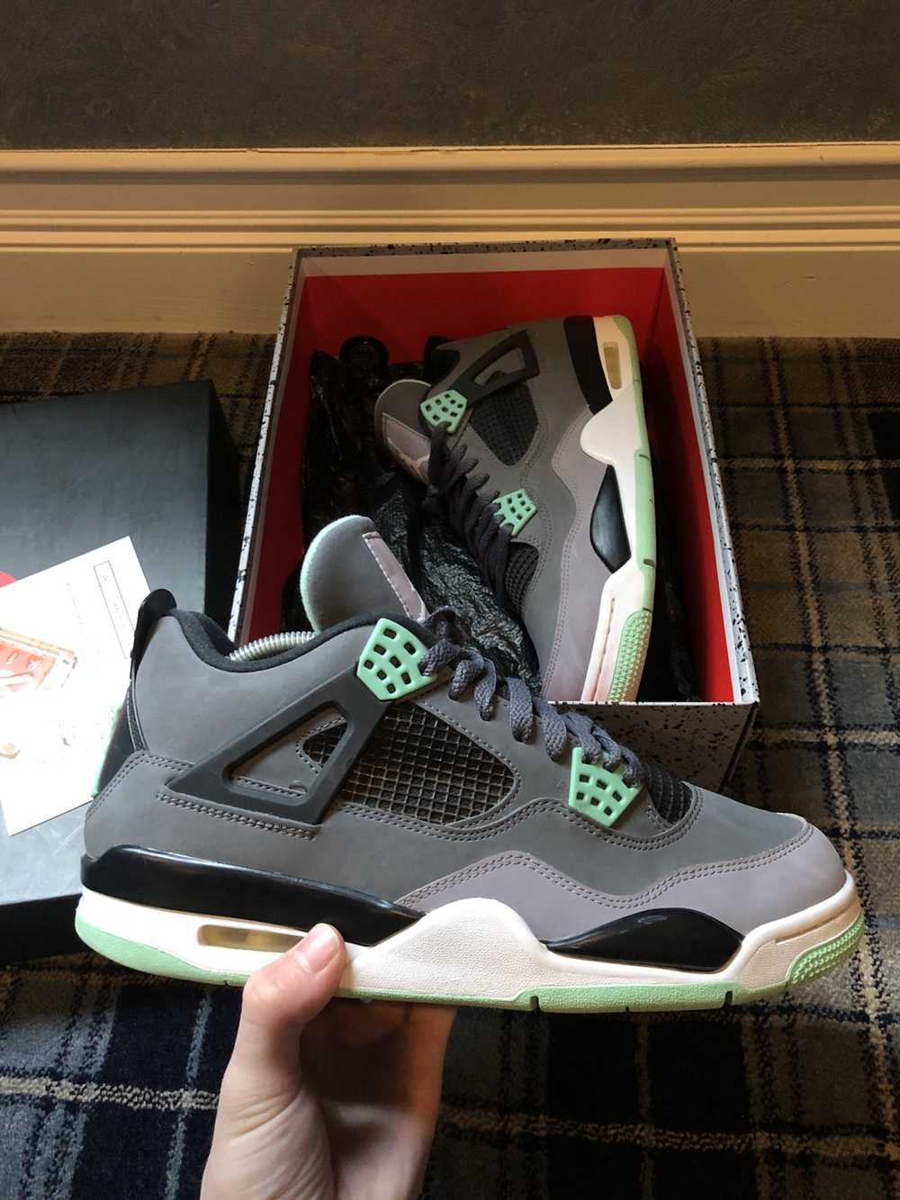 Jordan Brand × Nike Air Jordan 4 “Green Glow” Siz… - image 2
