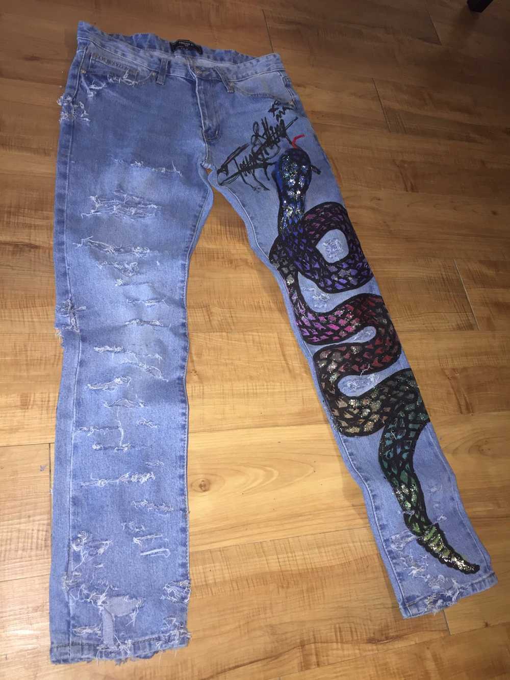 Artist Denim × Custom SLinem Snake Denim - image 1