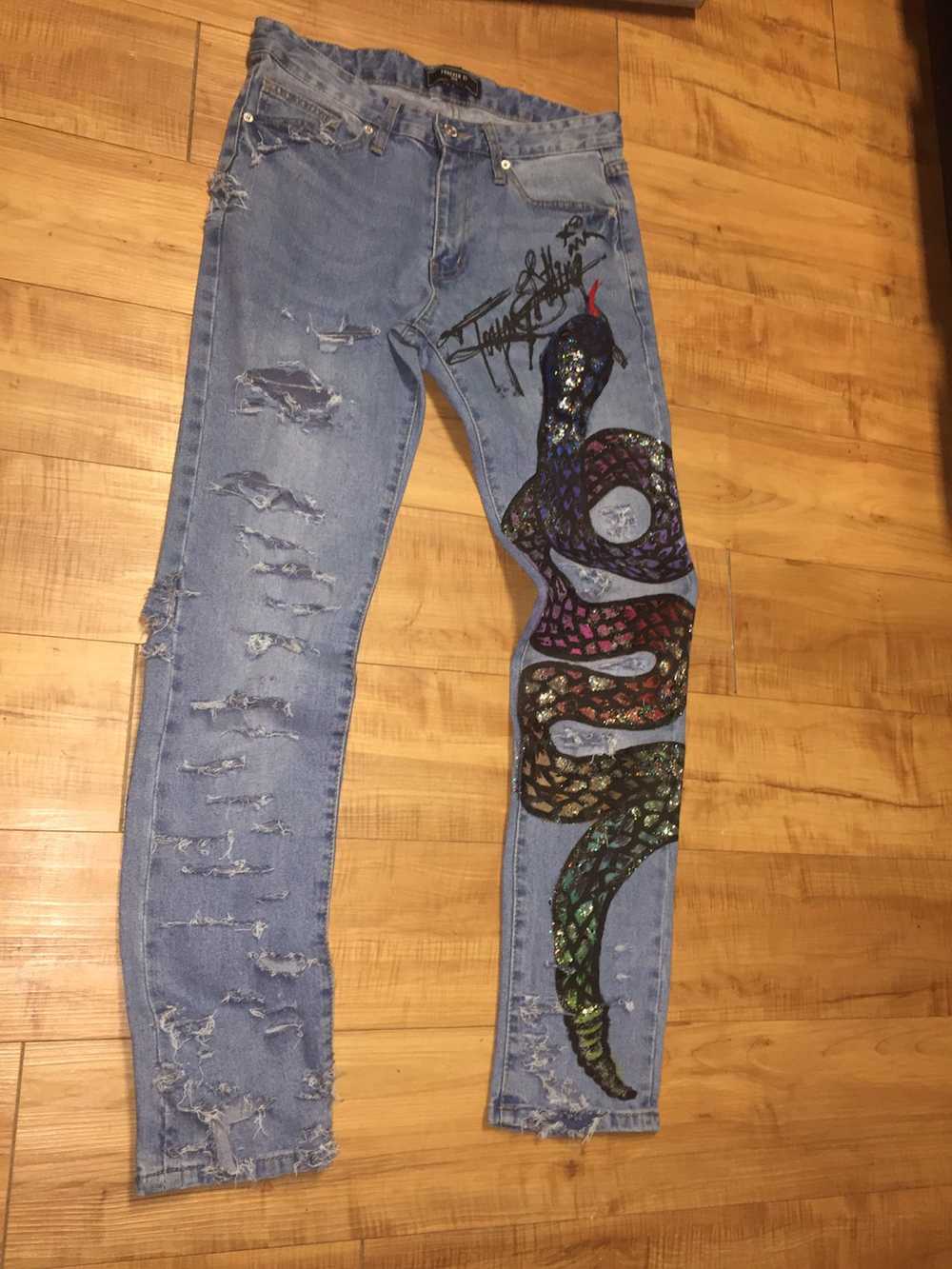 Artist Denim × Custom SLinem Snake Denim - image 4