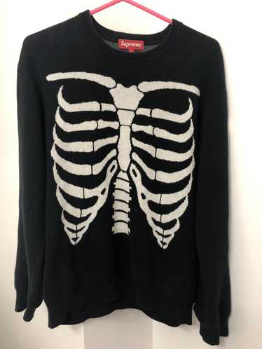 Supreme Supreme Bones Knit Sweater Black Skeleton - image 1