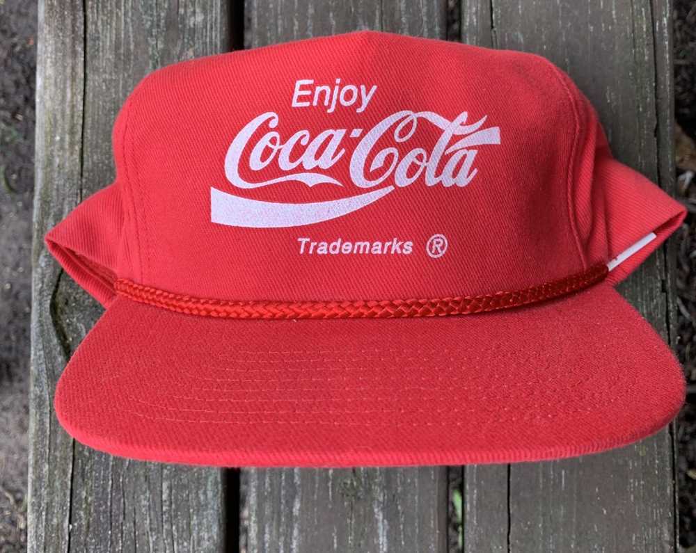 Vintage Vintage Hat Coca-Cola 80s Hat - image 1