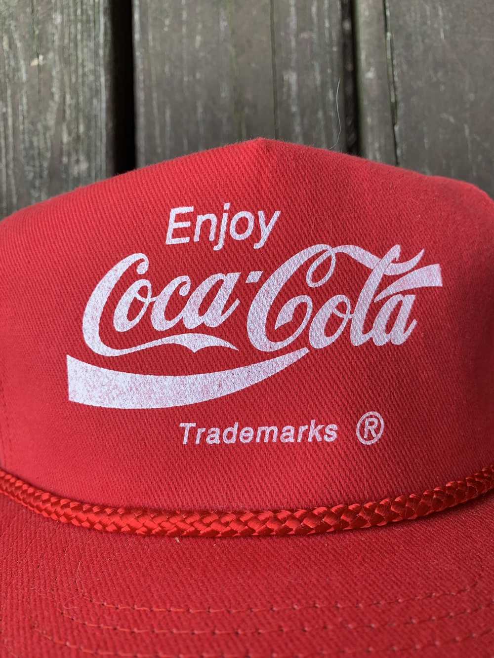 Vintage Vintage Hat Coca-Cola 80s Hat - image 2