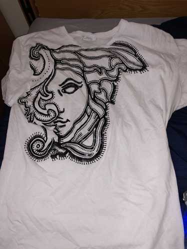 Versace Mens Printed Geometric T-shirt Size M. Slim Fit Medusa Baroque Gem  Stone