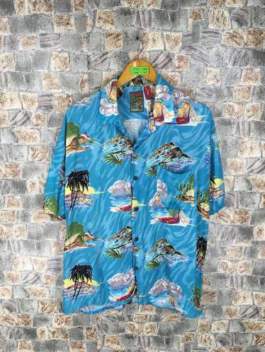 Hawaiian Shirt × Vintage Hawaiian Rayon Shirt Men… - image 1