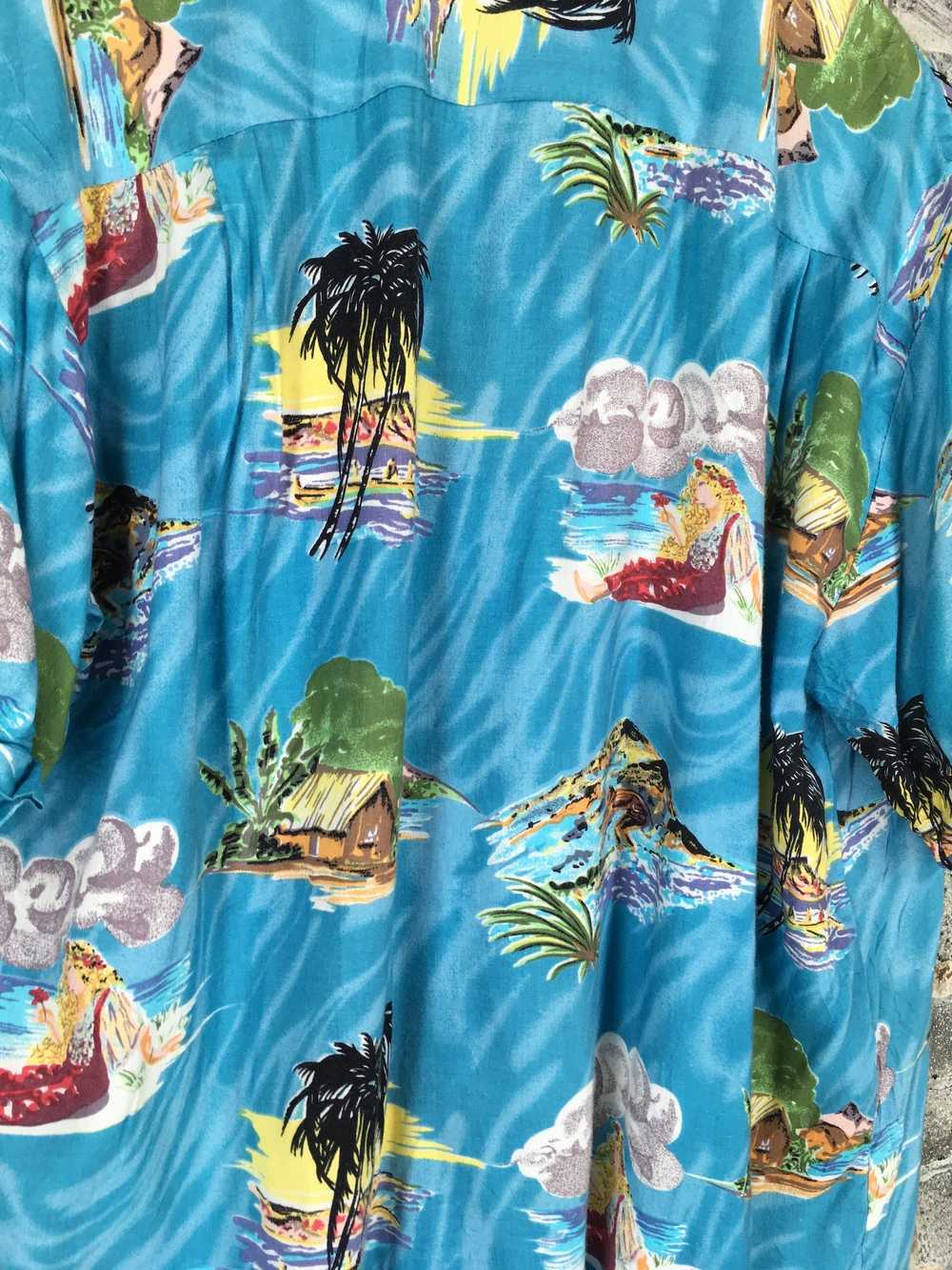 Hawaiian Shirt × Vintage Hawaiian Rayon Shirt Men… - image 6