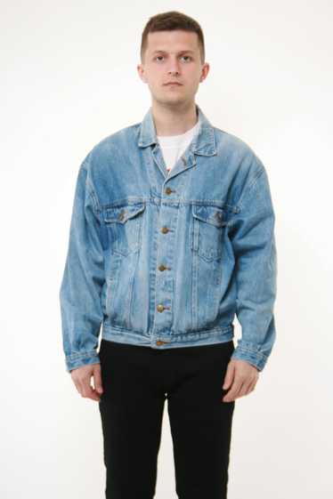 Other 90s Vintage Rare Denim Oldschool Jacket 143… - image 1