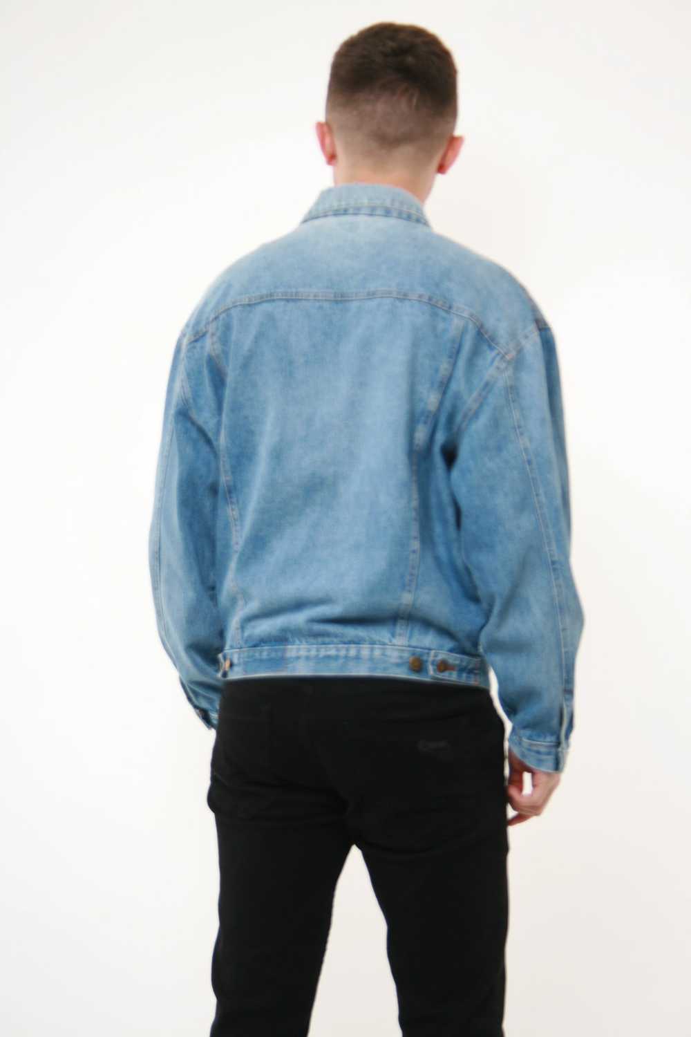 Other 90s Vintage Rare Denim Oldschool Jacket 143… - image 3