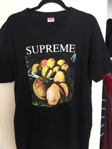 Supreme Still Life Peaches And Bred XL Red Tee Shirt - Gem