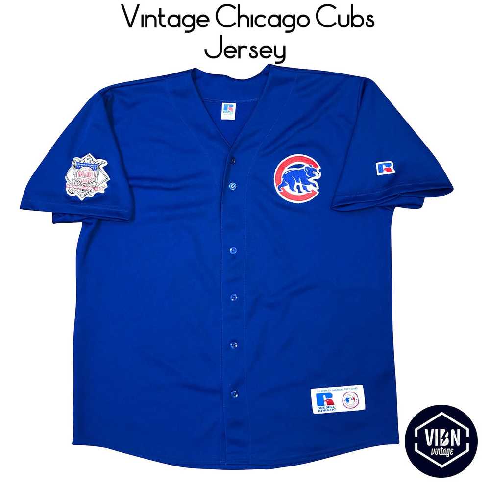 MLB × Vintage Vintage Chicago Cubs Jersey - image 1