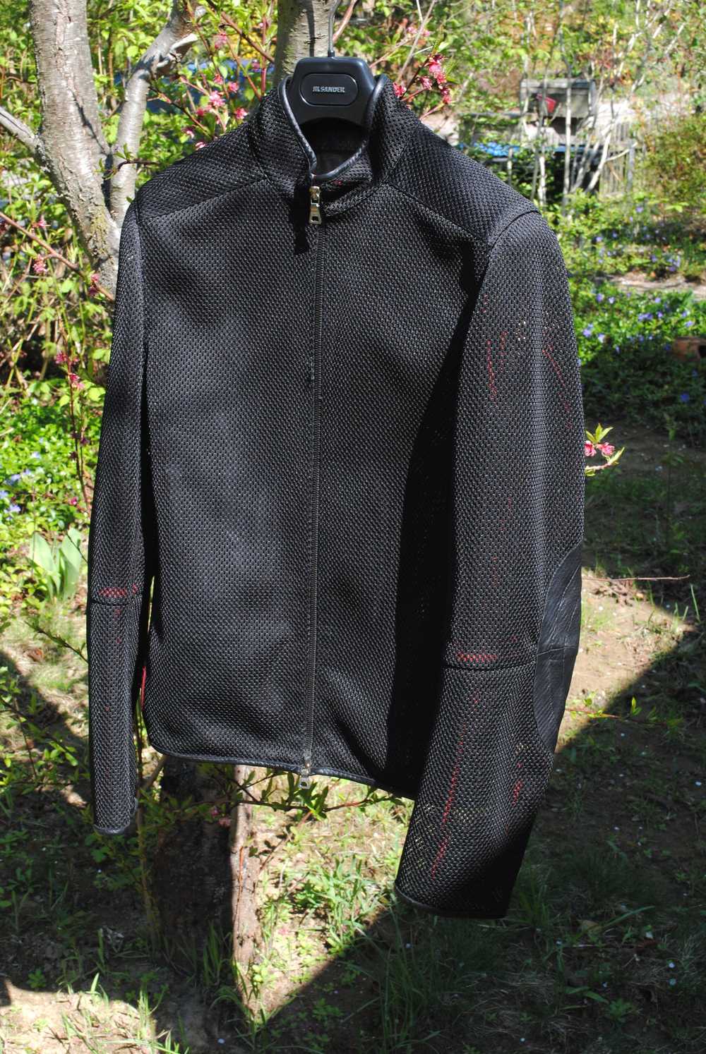 Prada Linea Rossa Sport Black Mesh Jacket - image 3