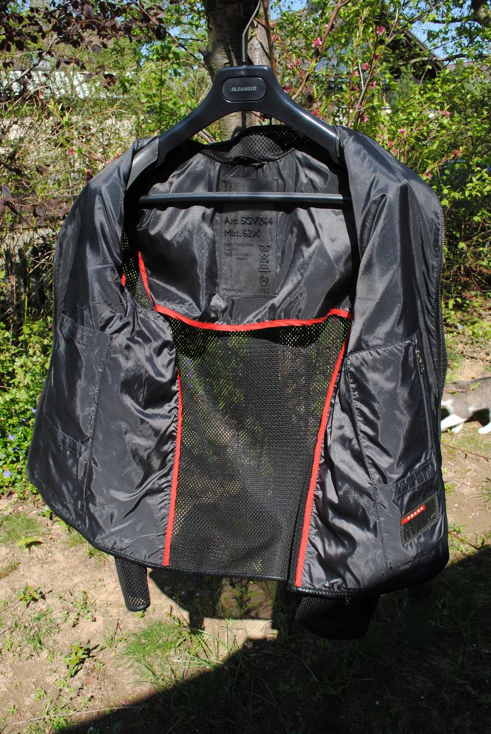 Prada Linea Rossa Sport Black Mesh Jacket - image 9