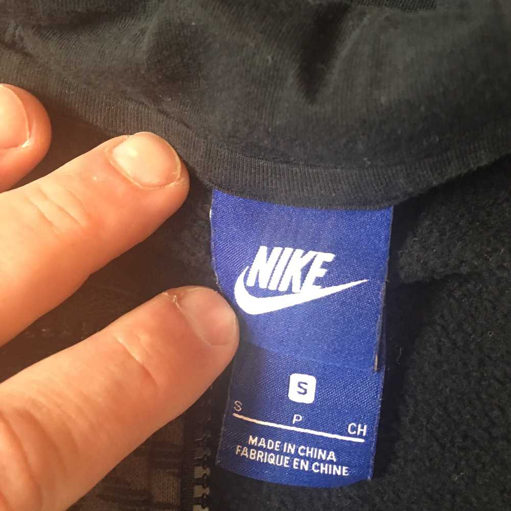 Nike Vintage Nike Full Zip Hoodie Sweatshirt - image 3