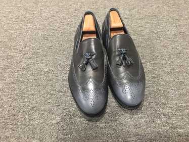 Alberto Guardiani Gray/Blue Tassel Loafers - image 1