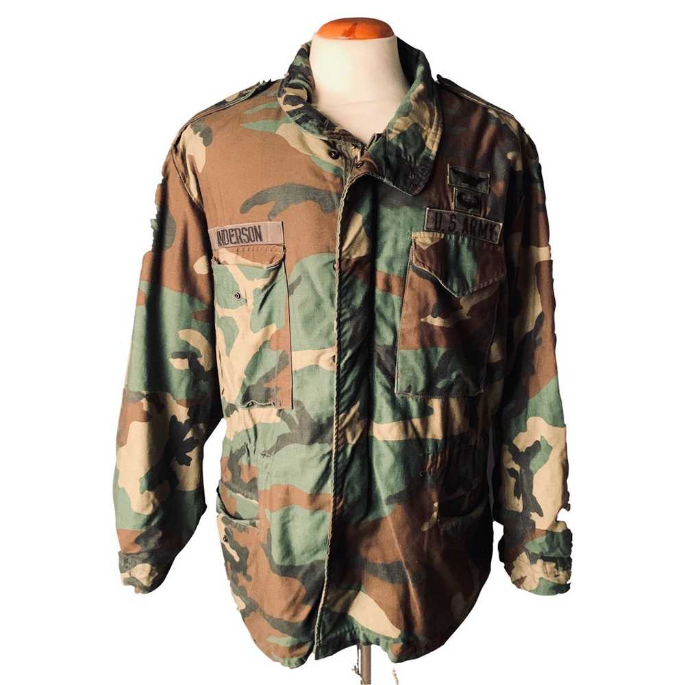 Military AUTHENTIC US ARMY- CAMOUFLAGE UNIFORM WO… - image 1