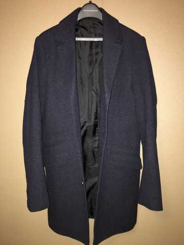 Only & Sons Navy Double Breasted Overcoat - image 1