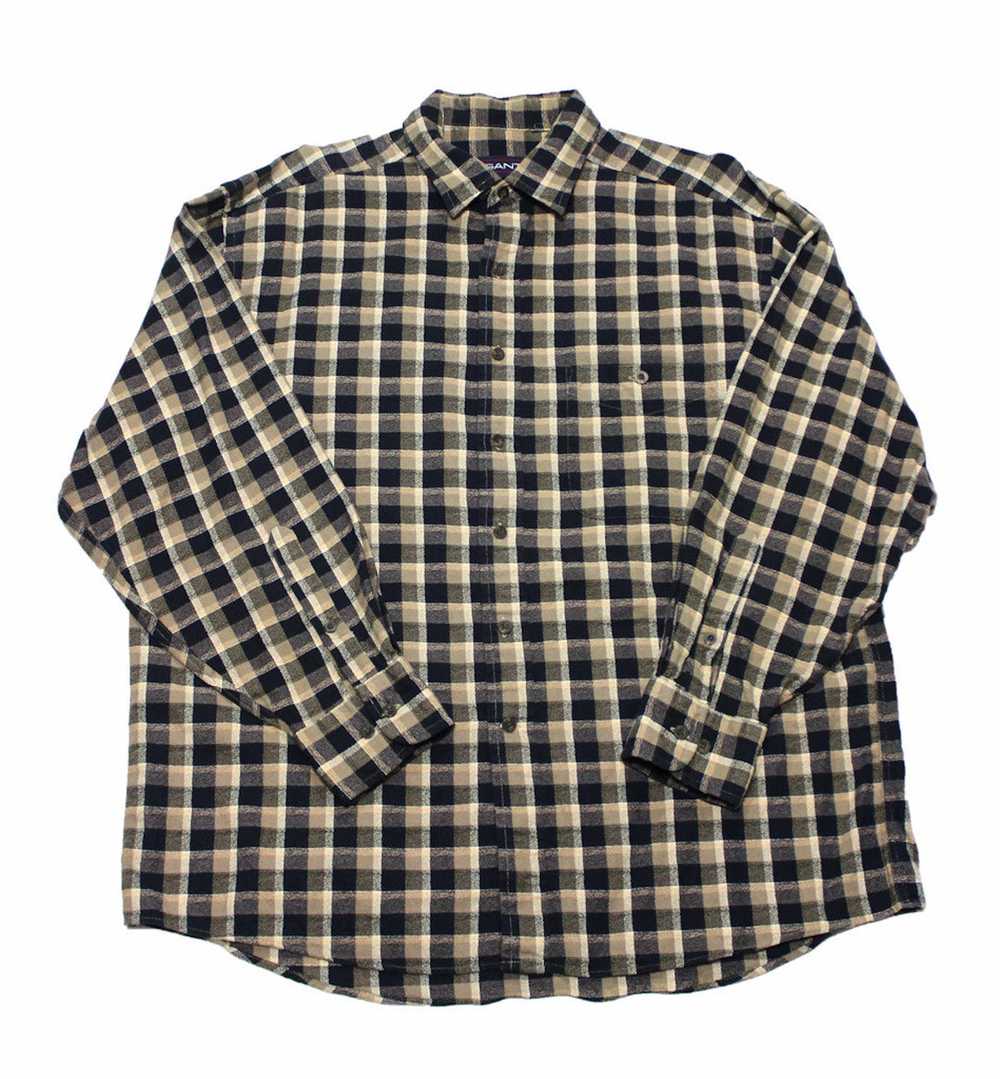 Gant × Vintage Vintage Gant Navy / Beige Plaid Ch… - image 1