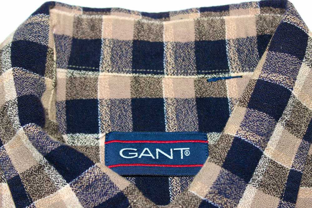 Gant × Vintage Vintage Gant Navy / Beige Plaid Ch… - image 2