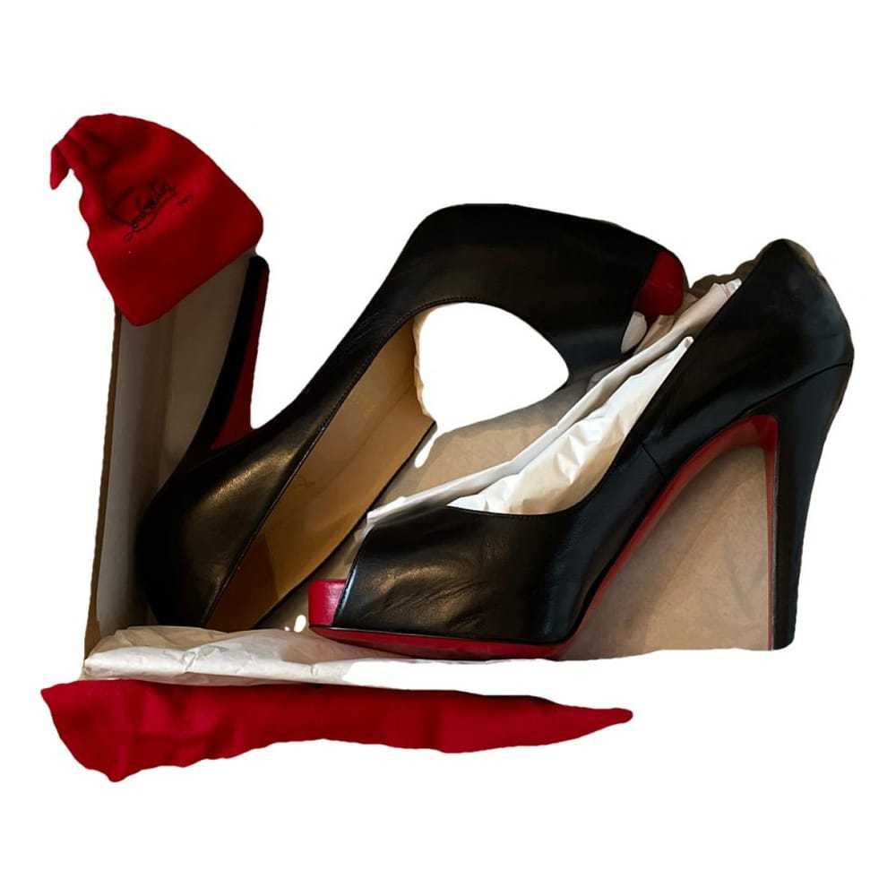 Christian Louboutin Very Privé leather heels - image 2