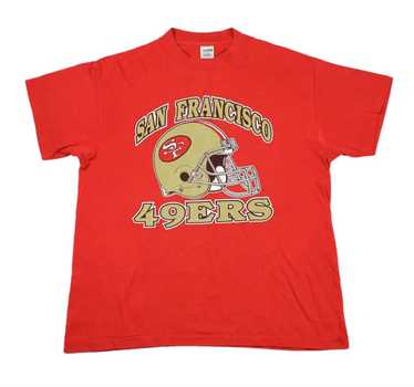 503 Sports San Francisco Sea Lions T-Shirt - Athletic Heather - Cotton - XXXXL (4XL) - Royal Retros
