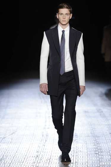 Raf Simons AW09 "Mirror" Runway Belted Wool Trouse