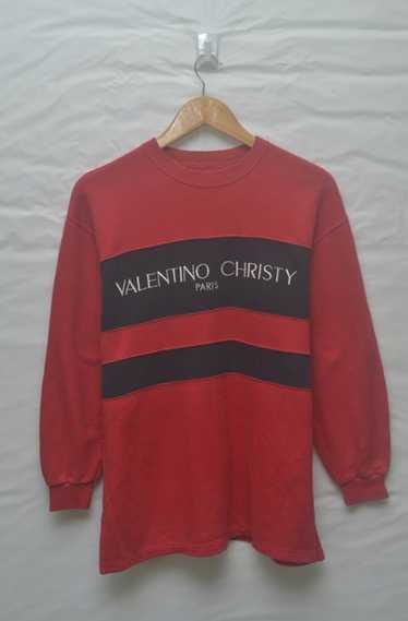 Valentino Valentino Christy Paris logo 90s sweatsh