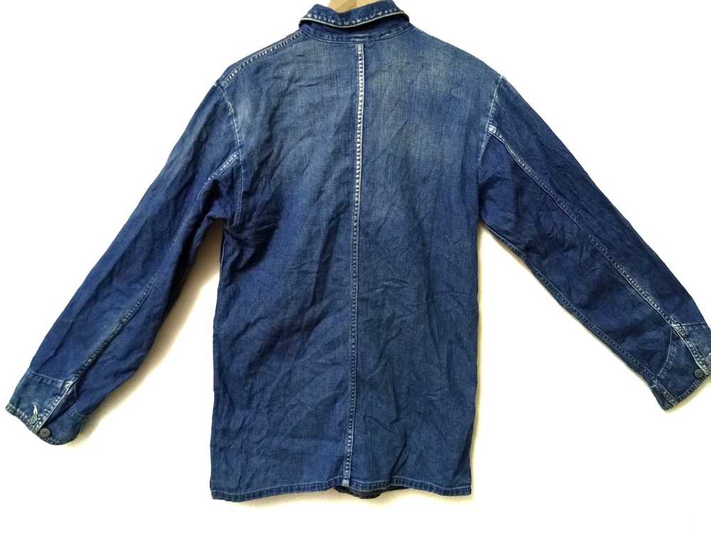45rpm Vintage R by 45rpm Denim Wash Jacket Made I… - image 2