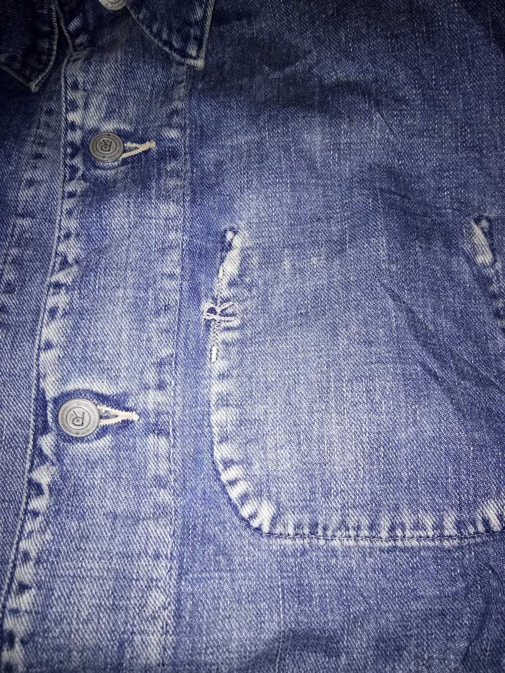 45rpm Vintage R by 45rpm Denim Wash Jacket Made I… - image 5