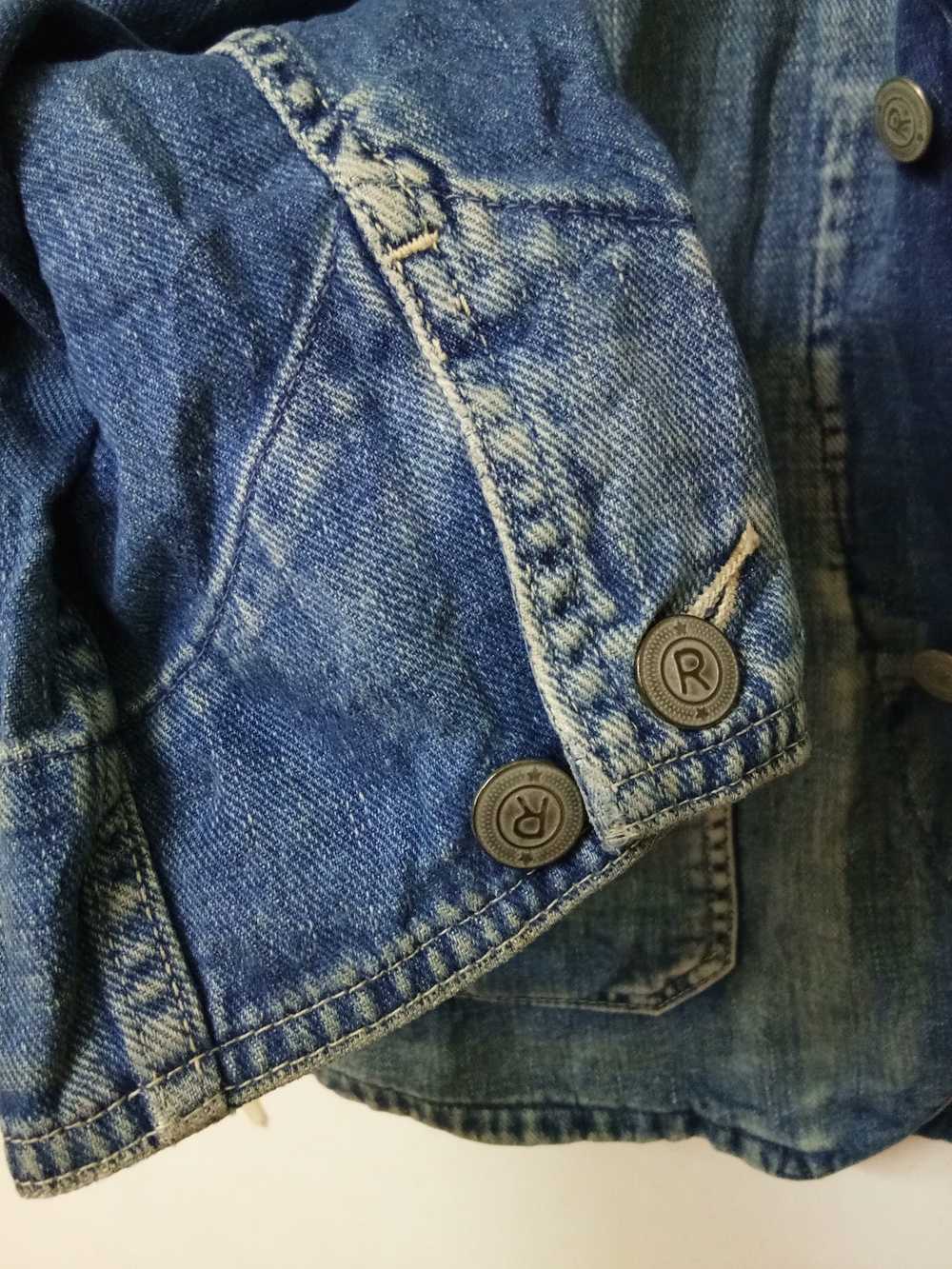 45rpm Vintage R by 45rpm Denim Wash Jacket Made I… - image 7